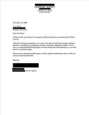 Rejection Letter