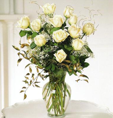 white roses