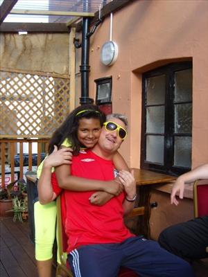 with daddy