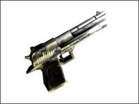 Kamu diserang dengan Desert Eagle/Knight Hawk