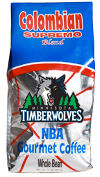 MINNESOTA TIMBERWOLVES NBA GOURMET COFFEE