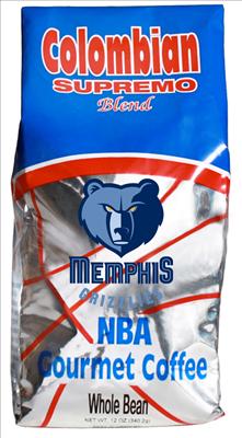 MEMPHIS GRIZZLIES NBA GOURMET COFFEE