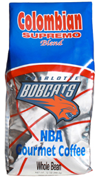 CHARLOTTE BOBCATS NBA GOURMET COFFEE