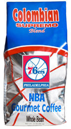 PHILADELPHIA 76ERS NBA GOURMET COFFEE
