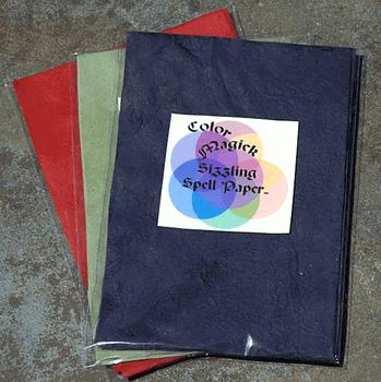 Color Magick Sizzling Spell Papers