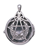 Crescent Moon Pentacle Aromatherapy Locket