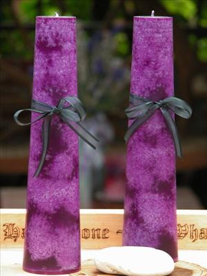 Power Altar Candles in Purple