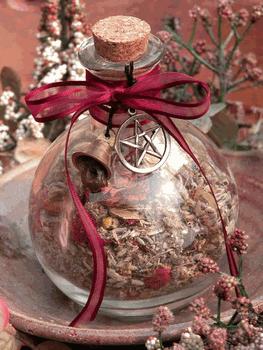 Love Magick Natural Herb Witch Bottle