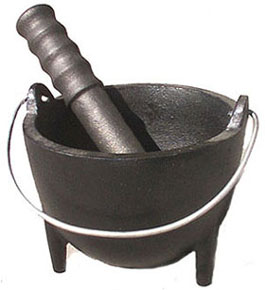 Kitchen Cauldron Mortar + Pestle