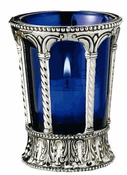 Blue Moon Renaissance Votive Holder