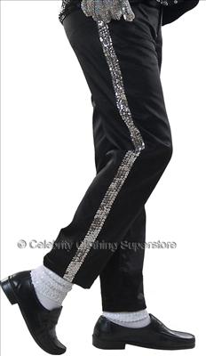 Silver Stripe Real Sequin Trousers 