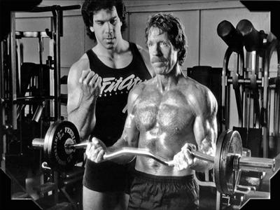 Chuck Norris body building