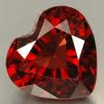 Garnet heart