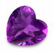Amethsyt heart
