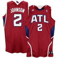 Atlanta Hawks #2 Joe Johnson Red Swingman Basketball Jersey 