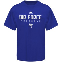 adidas Air Force Falcons Royal Blue Sideline T-shirt 