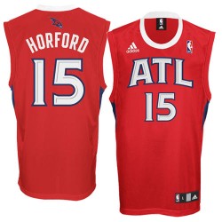 Atlanta Hawks #15 Al Horford Red Replica Basketball Jersey 