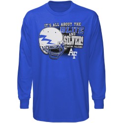 Air Force Falcons Royal Blue All About Blue & Silver Long Sleeve T-shirt 