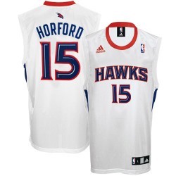 Atlanta Hawks #15 Al Horford White Replica Basketball Jersey 