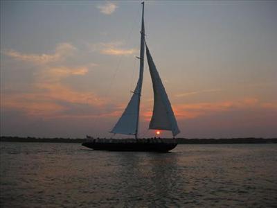 Boat in the ocean