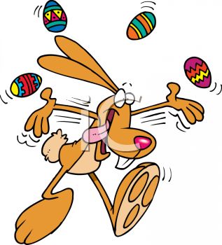 cartoon easter bunny