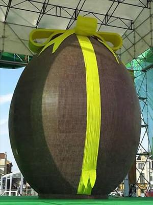 Giant chocolate egg