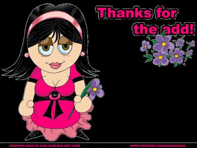 thx 4 u add
