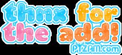 thx 4 u add