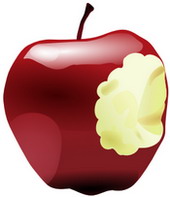 Half Bitten Apple