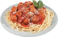 Spaghetti and meatballs