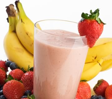 Banana-Strawberry Smoothie