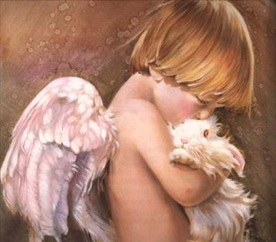 Ange au lapin
