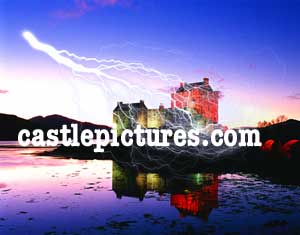 Castle at night