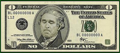 0 dollar bill