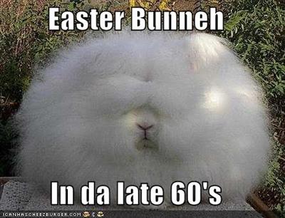 easter 60`s bunny