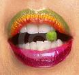 Beso arcoiris