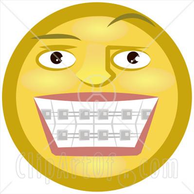 brace face smiley