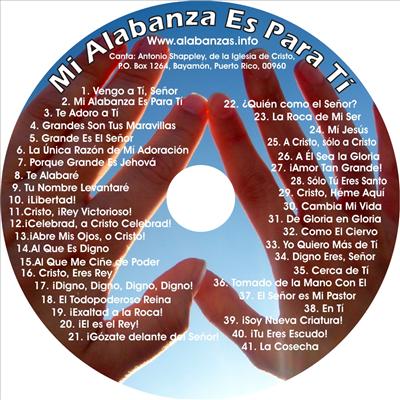CD de alabanzas a Samuel