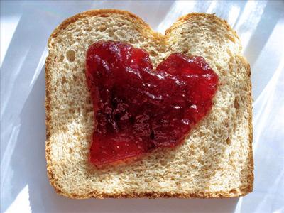 heart on toast