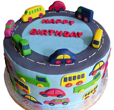 happy birthday toy cake