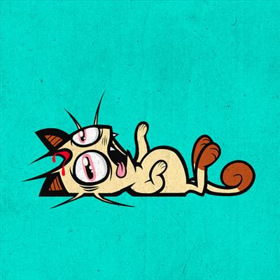a Dead cat