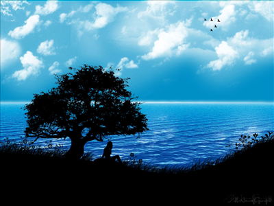 blue sky