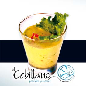 Leche de tigre al Cebillano (amarilla) 