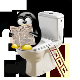 Pingouin au W.C.