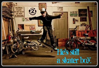 justin skate boy:P