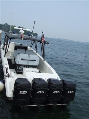 High speed police boat 