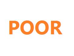 you are poor