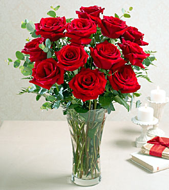 Long Stemmed Red Roses