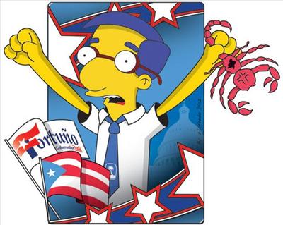 Fortuño as Milhouse