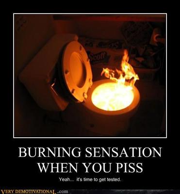 Burning Sensation when you Piss?